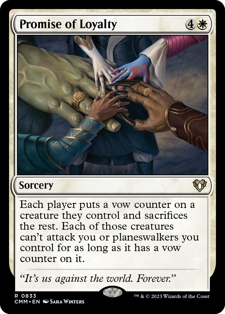 Promise of Loyalty (CMM-833) - Commander Masters - Premium MTG Single from Wizards of the Coast - Just $0.08! Shop now at Game Crave Tournament Store