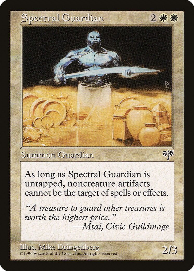 Spectral Guardian (MIR-041) - Mirage - Premium MTG Single from Wizards of the Coast - Just $0.20! Shop now at Game Crave Tournament Store