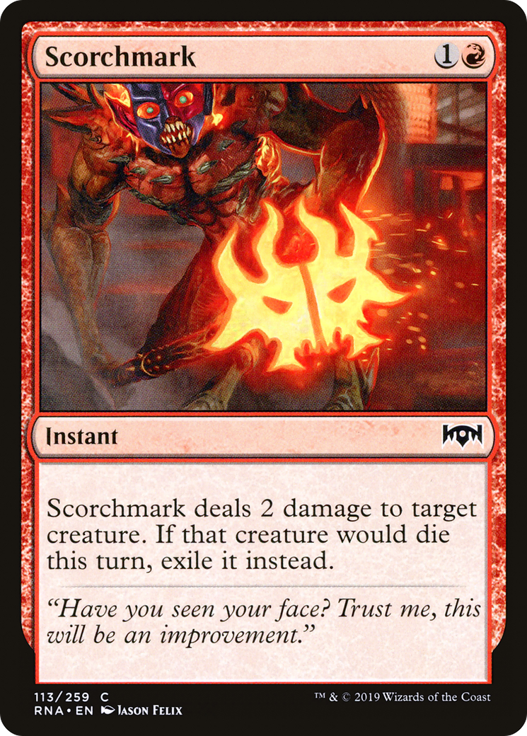 Scorchmark (RNA-113) - Ravnica Allegiance - Premium MTG Single from Wizards of the Coast - Just $0.25! Shop now at Game Crave Tournament Store