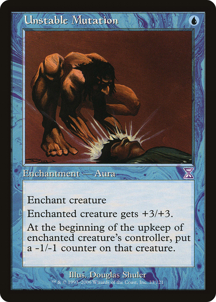 Unstable Mutation (TSB-033) - Time Spiral Timeshifted - Premium MTG Single from Wizards of the Coast - Just $0.25! Shop now at Game Crave Tournament Store