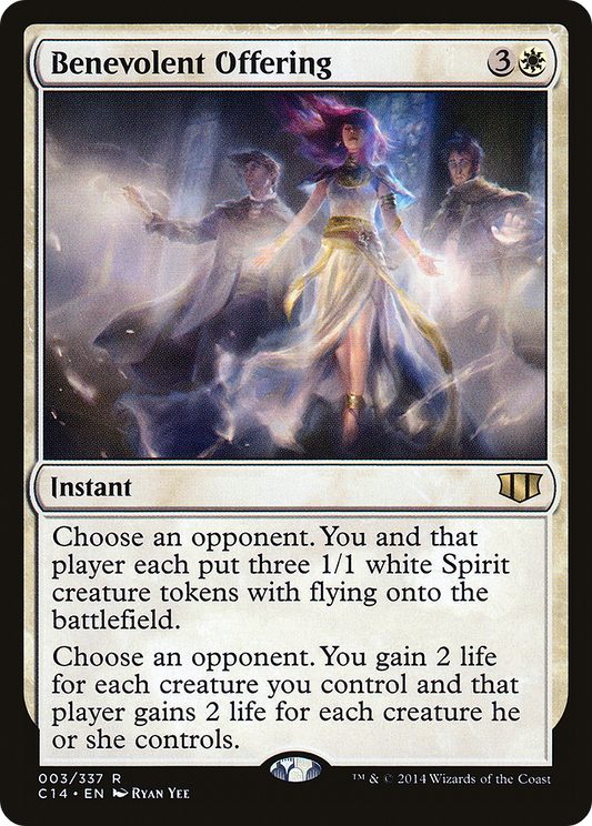 Benevolent Offering (C14-003) - Commander 2014 - Premium MTG Single from Wizards of the Coast - Just $0.66! Shop now at Game Crave Tournament Store