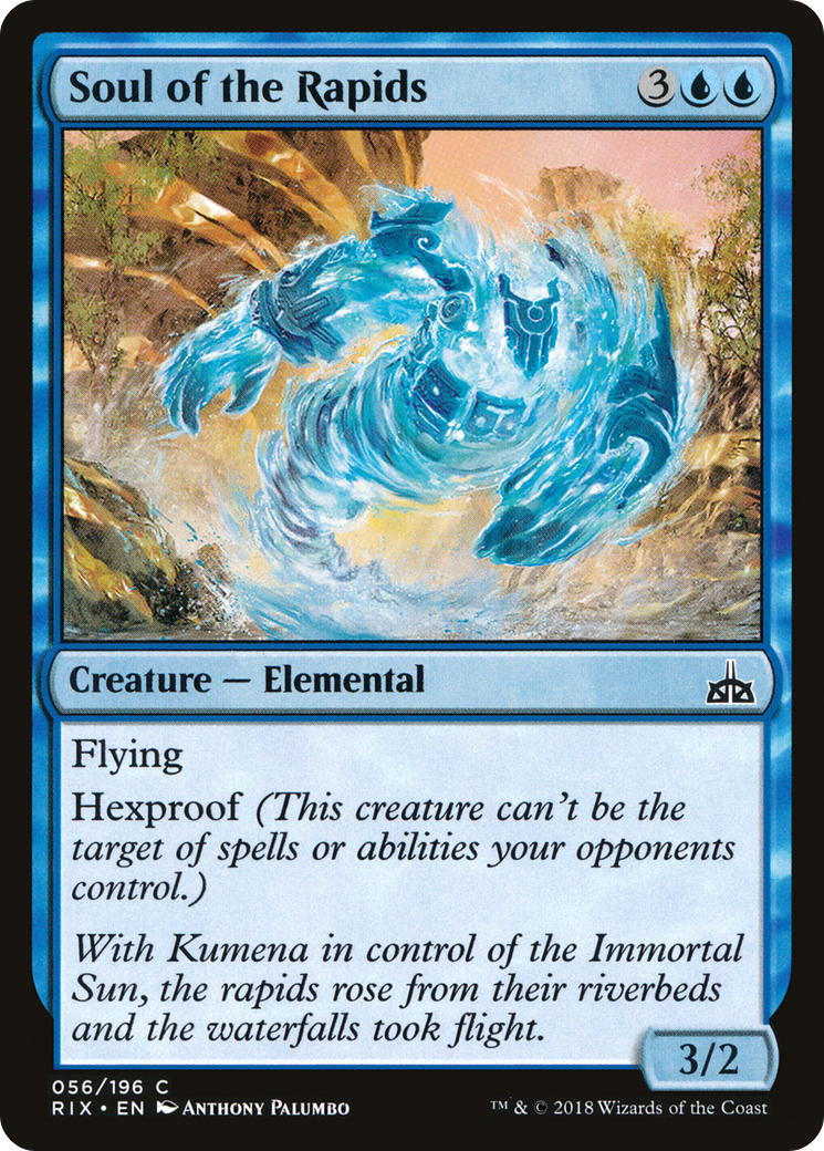 Soul of the Rapids (RIX-056) - Rivals of Ixalan - Premium MTG Single from Wizards of the Coast - Just $0.08! Shop now at Game Crave Tournament Store
