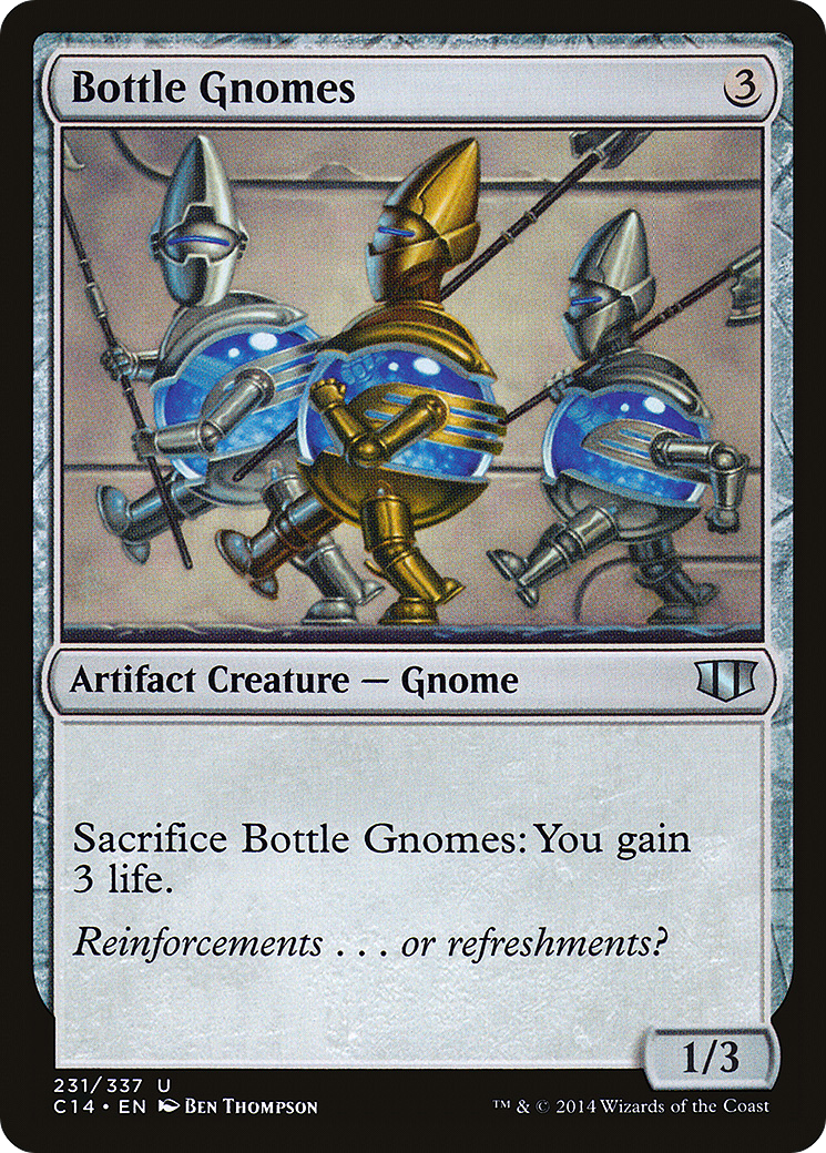 Bottle Gnomes (C14-231) - Commander 2014 - Premium MTG Single from Wizards of the Coast - Just $0.25! Shop now at Game Crave Tournament Store