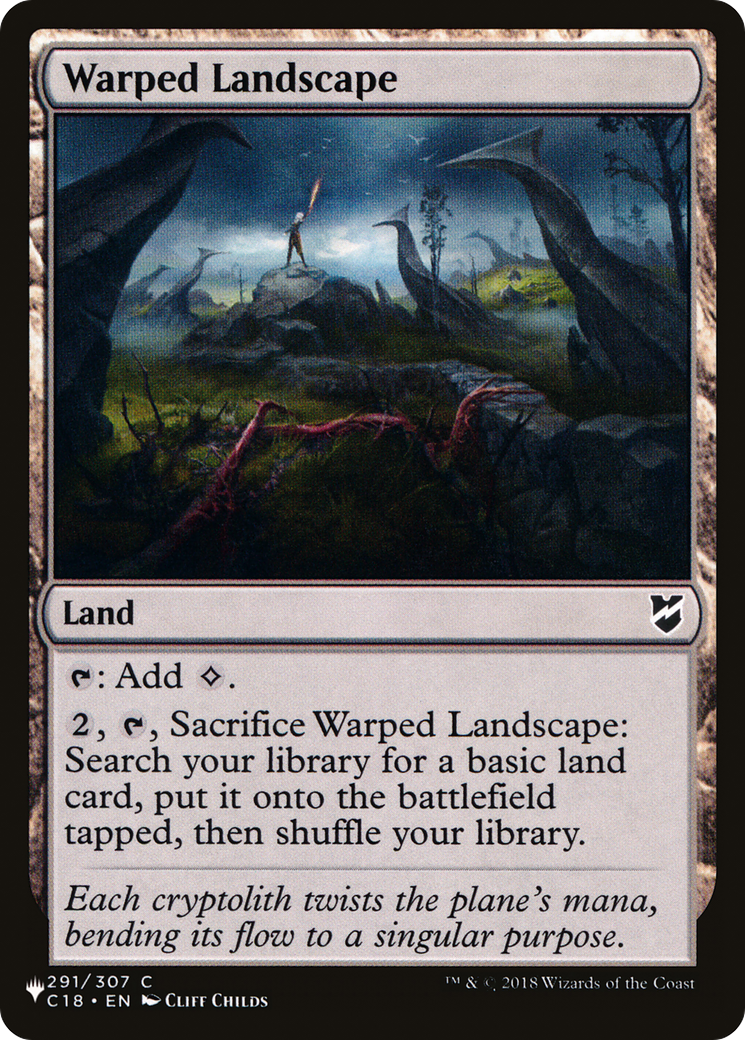 Warped Landscape (PLIST-1239) - The List - Premium MTG Single from Wizards of the Coast - Just $0.08! Shop now at Game Crave Tournament Store