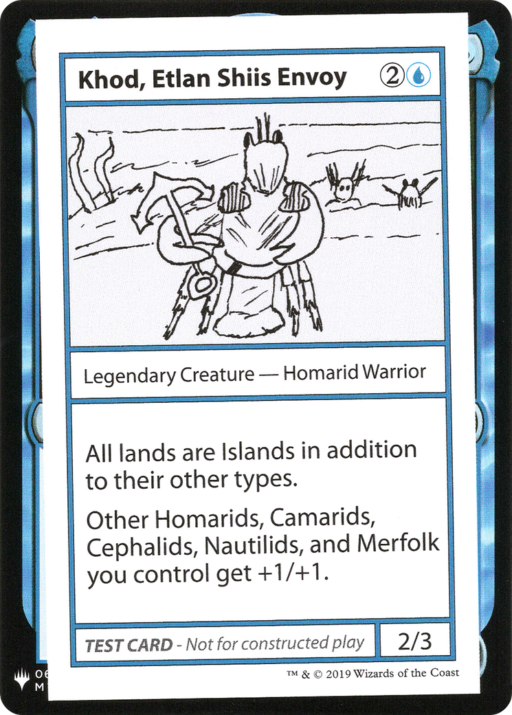 Khod, Etlan Shiis Envoy (CMB1-024) - Mystery Booster Playtest Cards 2019 - Premium MTG Single from Wizards of the Coast - Just $1.04! Shop now at Game Crave Tournament Store