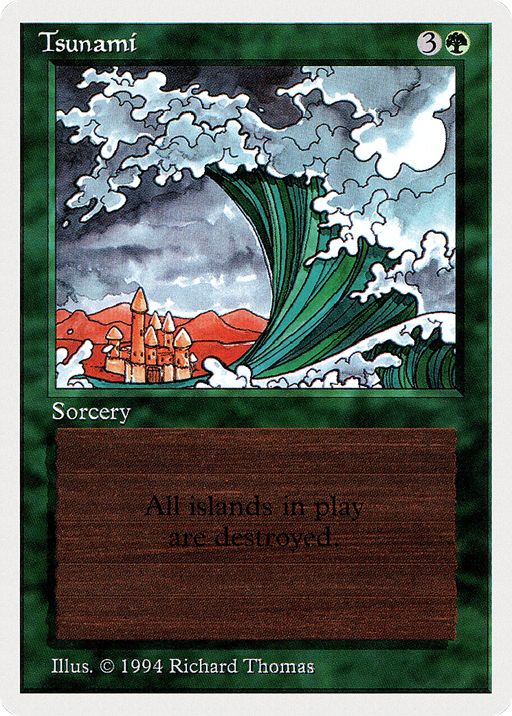 Tsunami (SUM-222) - Summer Magic / Edgar - Premium MTG Single from Wizards of the Coast - Just $0.25! Shop now at Game Crave Tournament Store