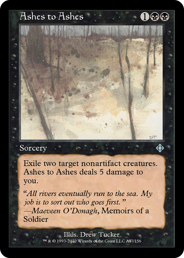 Ashes to Ashes (TD0-A37) - Magic Online Theme Decks - Premium MTG Single from Wizards of the Coast - Just $0! Shop now at Game Crave Tournament Store