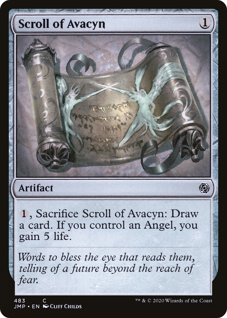 Scroll of Avacyn (JMP-483) - Jumpstart - Premium MTG Single from Wizards of the Coast - Just $0.25! Shop now at Game Crave Tournament Store