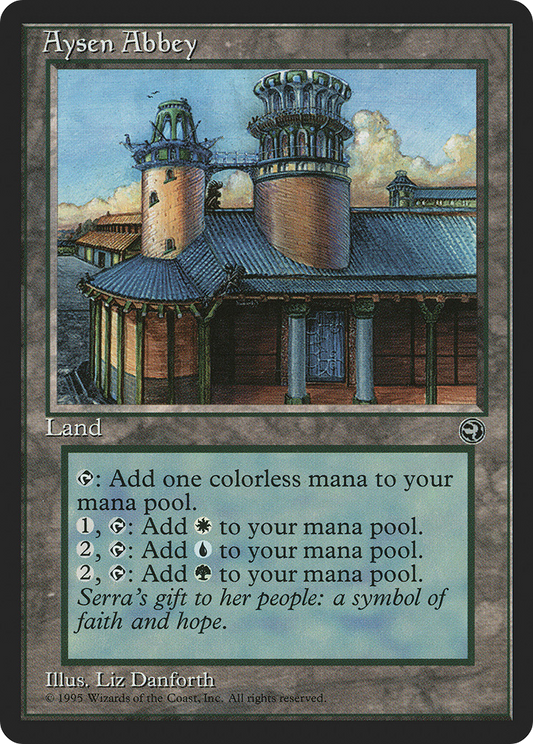 Aysen Abbey (HML-112) - Homelands - Premium MTG Single from Wizards of the Coast - Just $0.08! Shop now at Game Crave Tournament Store