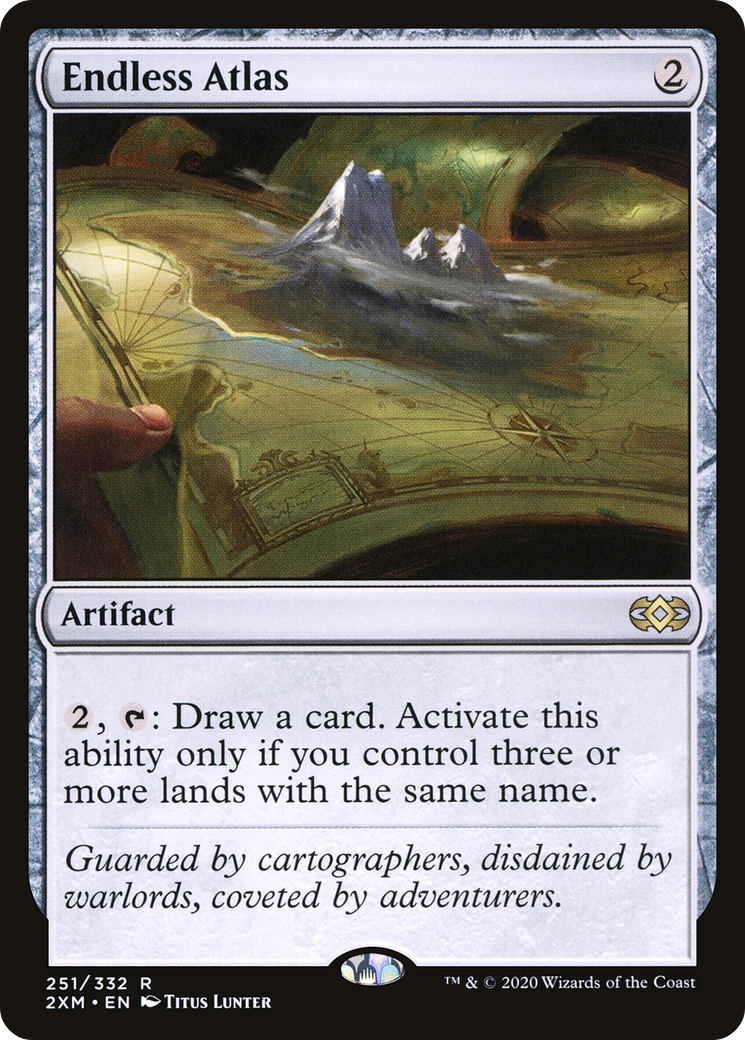 Endless Atlas (2XM-251) - Double Masters - Premium MTG Single from Wizards of the Coast - Just $0.37! Shop now at Game Crave Tournament Store