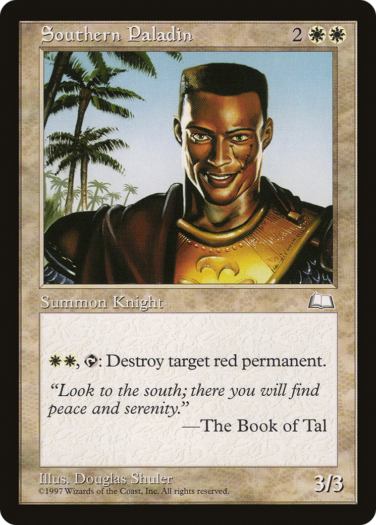 Southern Paladin (WTH-027) - Weatherlight - Premium MTG Single from Wizards of the Coast - Just $0.13! Shop now at Game Crave Tournament Store