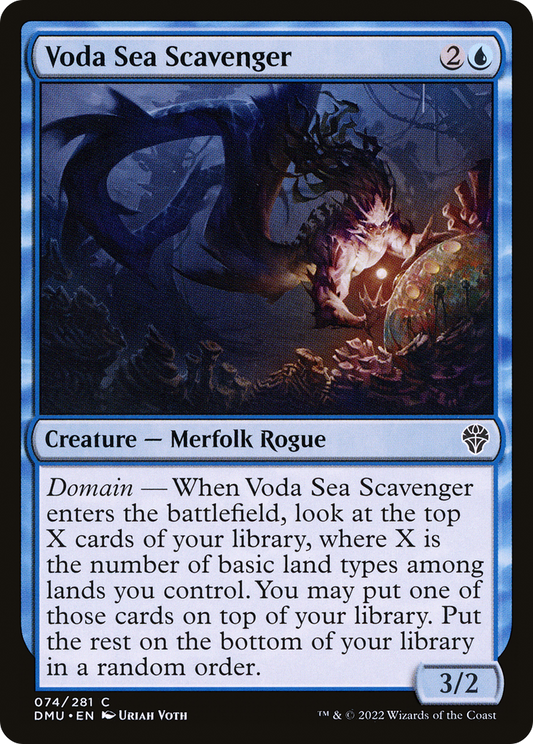 Voda Sea Scavenger (DMU-074) - Dominaria United - Premium MTG Single from Wizards of the Coast - Just $0.08! Shop now at Game Crave Tournament Store