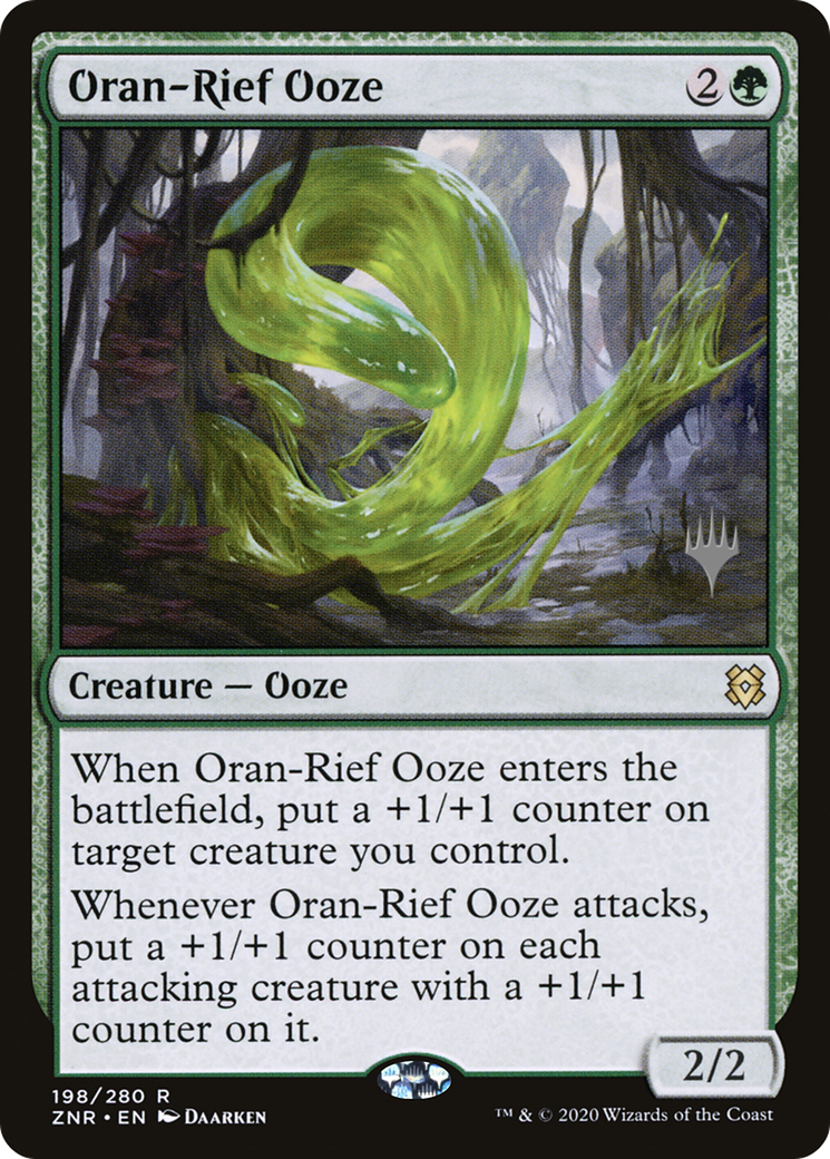 Oran-Rief Ooze (PZNR-198P) - Zendikar Rising Promos - Premium MTG Single from Wizards of the Coast - Just $0.08! Shop now at Game Crave Tournament Store