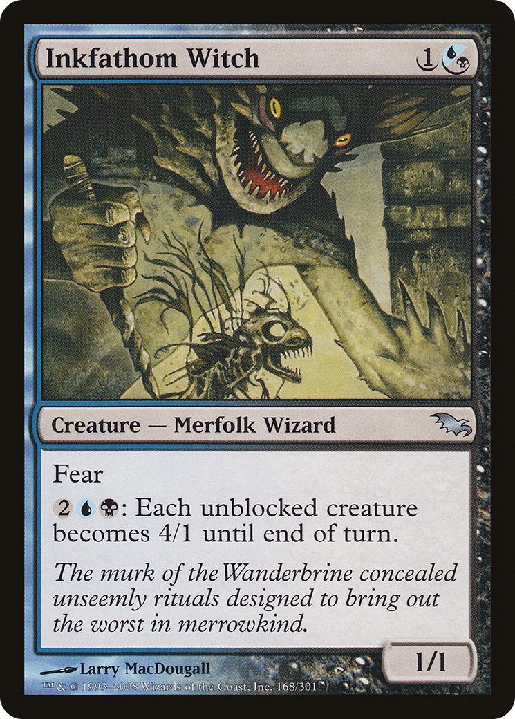 Inkfathom Witch (SHM-168) - Shadowmoor - Premium MTG Single from Wizards of the Coast - Just $0.08! Shop now at Game Crave Tournament Store