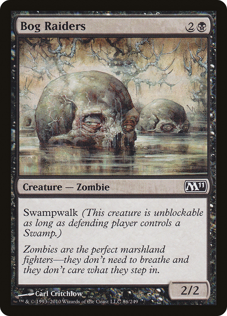 Bog Raiders (M11-086) - Magic 2011 - Premium MTG Single from Wizards of the Coast - Just $0.08! Shop now at Game Crave Tournament Store