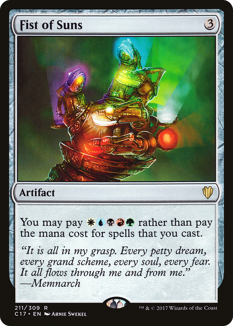 Fist of Suns (C17-211) - Commander 2017 - Premium MTG Single from Wizards of the Coast - Just $0.65! Shop now at Game Crave Tournament Store
