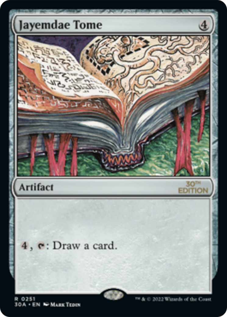 Jayemdae Tome (30A-251) - 30th Anniversary Edition - Premium MTG Single from Wizards of the Coast - Just $22.39! Shop now at Game Crave Tournament Store