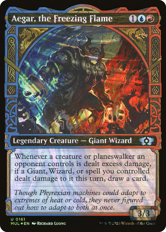 Aegar, the Freezing Flame (MUL-161) - Multiverse Legends: (Showcase) Foil - Premium MTG Single from Wizards of the Coast - Just $0.08! Shop now at Game Crave Tournament Store