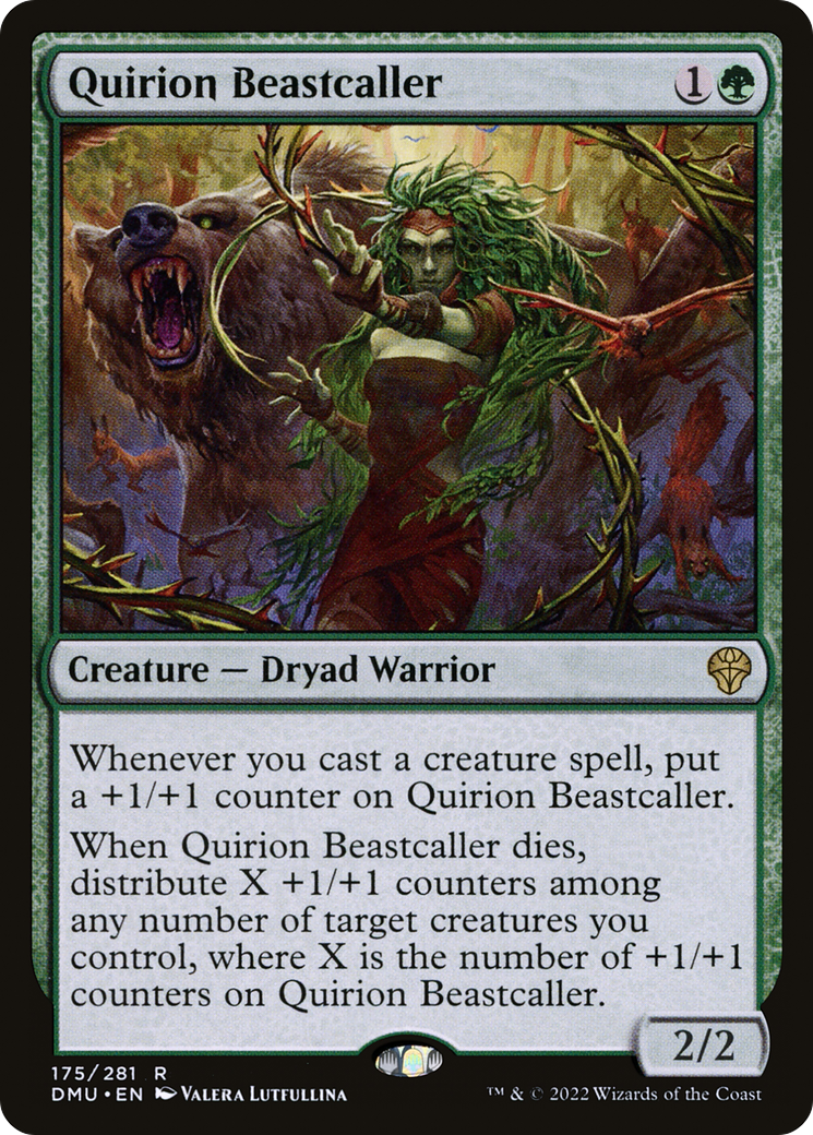 Quirion Beastcaller (DMU-175) - Dominaria United - Premium MTG Single from Wizards of the Coast - Just $0.08! Shop now at Game Crave Tournament Store