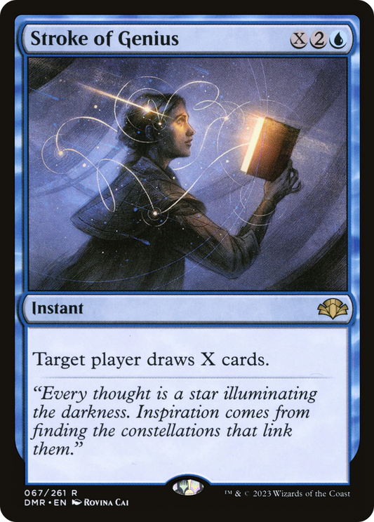 Stroke of Genius (DMR-067) - Dominaria Remastered - Premium MTG Single from Wizards of the Coast - Just $0.08! Shop now at Game Crave Tournament Store