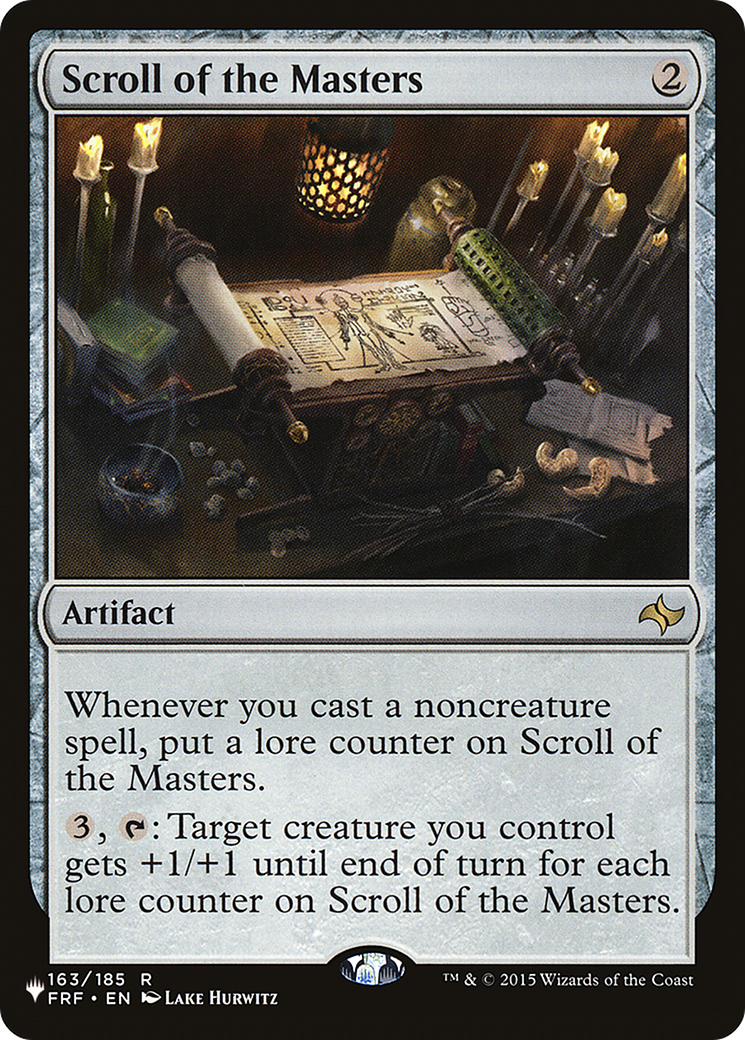 Scroll of the Masters (PLIST-398) - The List - Premium MTG Single from Wizards of the Coast - Just $0.25! Shop now at Game Crave Tournament Store