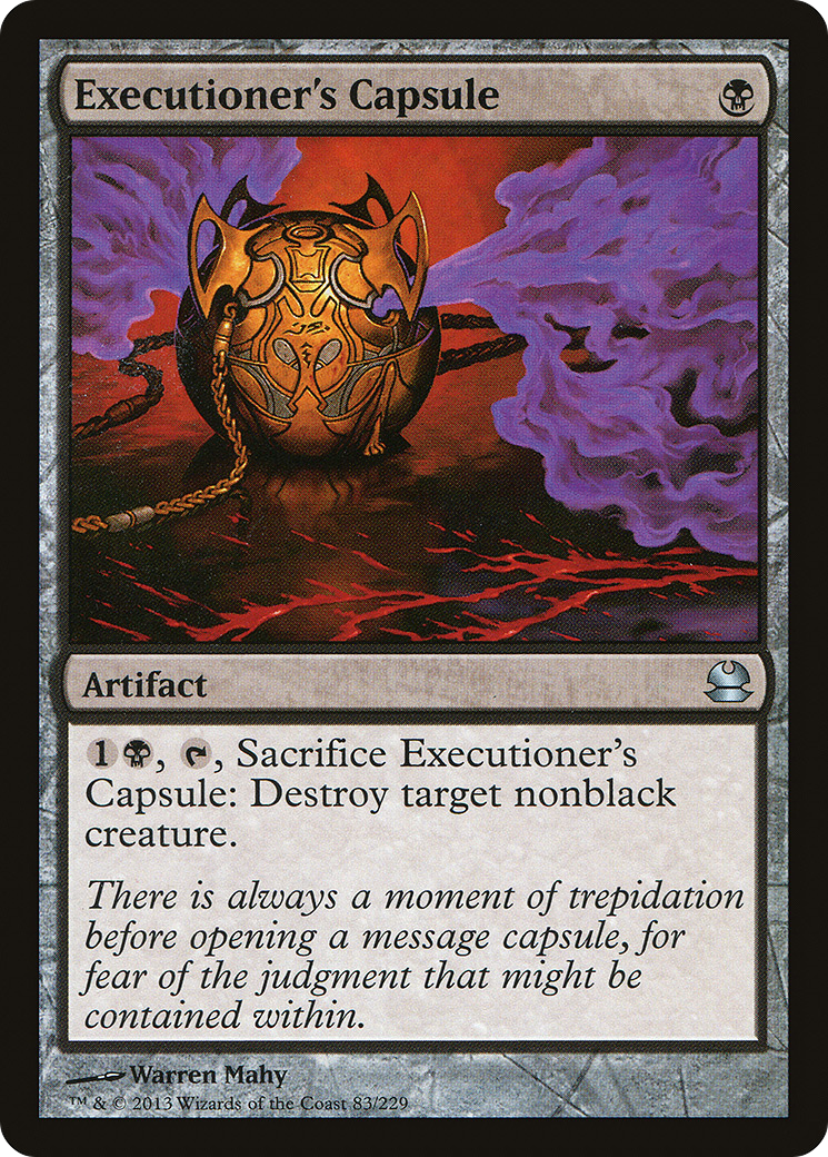 Executioner's Capsule (MMA-083) - Modern Masters Foil - Premium MTG Single from Wizards of the Coast - Just $0.18! Shop now at Game Crave Tournament Store