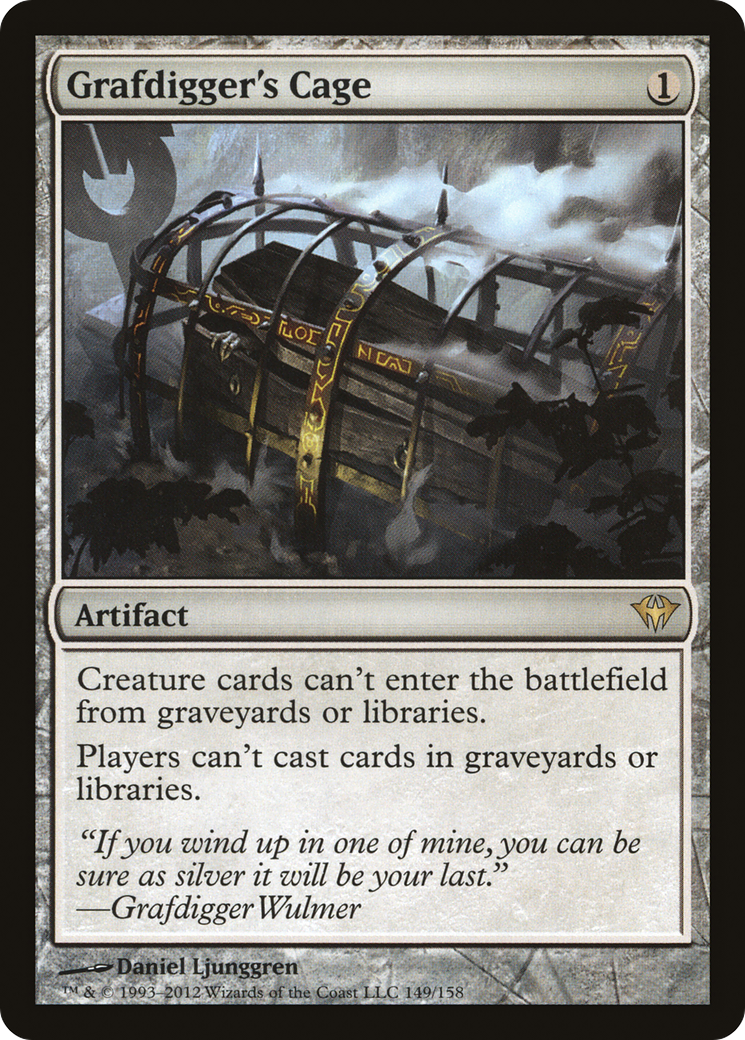 Grafdigger's Cage (DKA-149) - Dark Ascension - Premium MTG Single from Wizards of the Coast - Just $1.64! Shop now at Game Crave Tournament Store