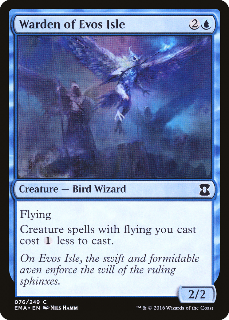Warden of Evos Isle (EMA-076) - Eternal Masters - Premium MTG Single from Wizards of the Coast - Just $0.25! Shop now at Game Crave Tournament Store