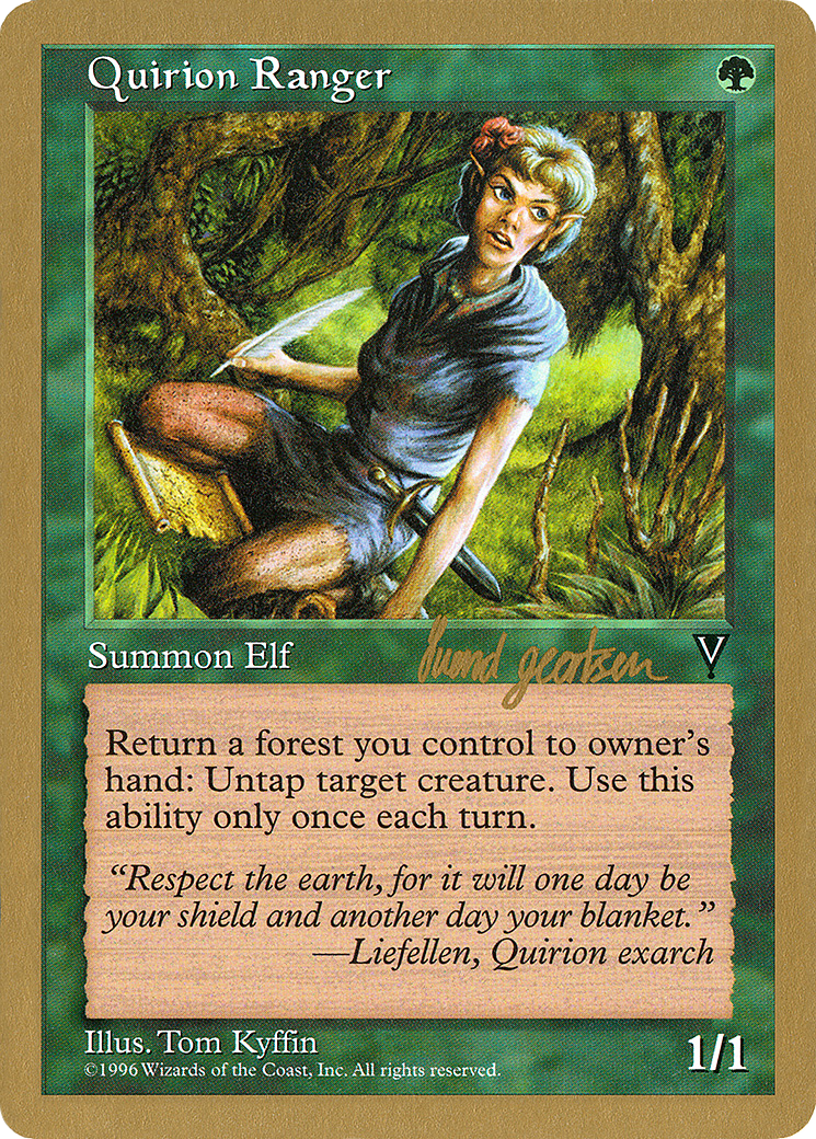 Quirion Ranger (WC97-SG117) - World Championship Decks 1997 - Premium MTG Single from Wizards of the Coast - Just $1.46! Shop now at Game Crave Tournament Store