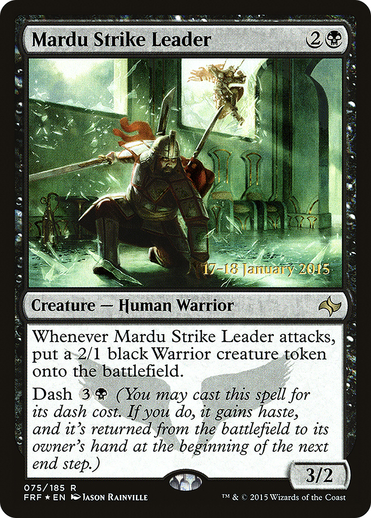 Mardu Strike Leader (PFRF-75S) - Fate Reforged Promos Foil - Premium MTG Single from Wizards of the Coast - Just $0.29! Shop now at Game Crave Tournament Store