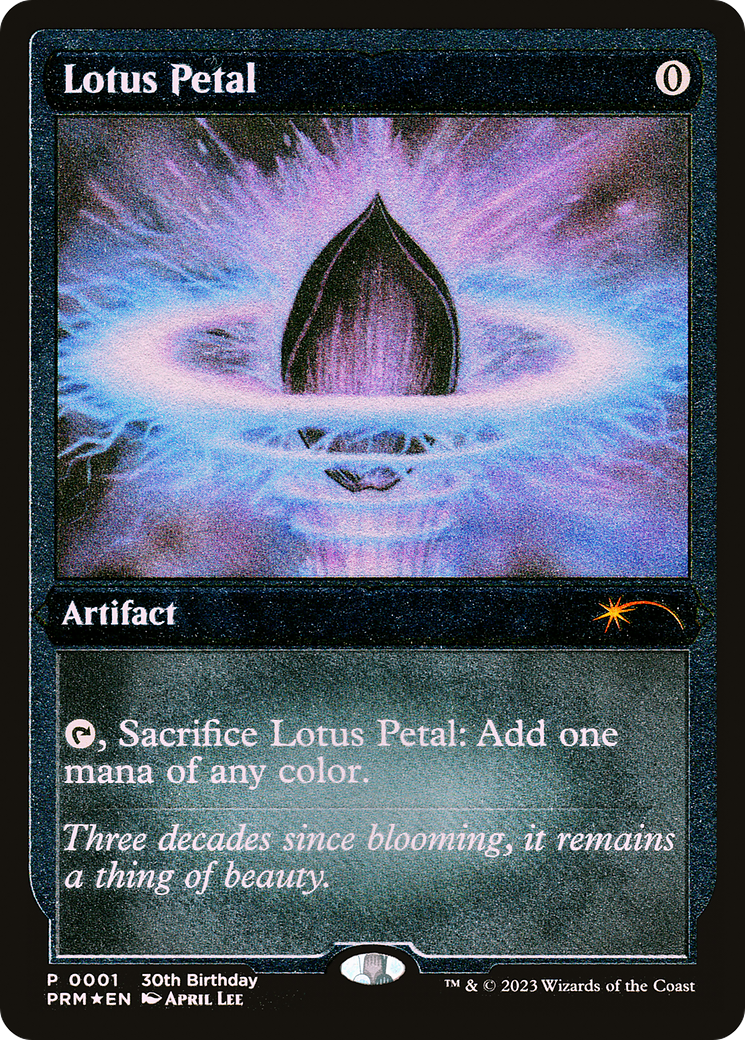 Lotus Petal (P30M-002) - 30th Anniversary Misc Promos Etched Foil - Premium MTG Single from Wizards of the Coast - Just $5.39! Shop now at Game Crave Tournament Store