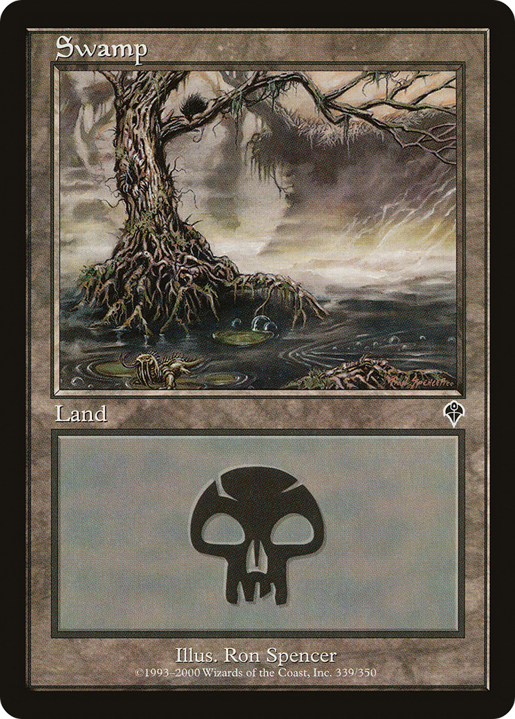 Swamp (INV-339) - Invasion Foil - Premium MTG Single from Wizards of the Coast - Just $0.75! Shop now at Game Crave Tournament Store