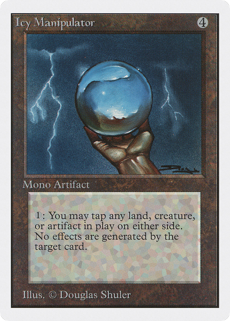 Icy Manipulator (2ED-249) - Unlimited Edition - Premium MTG Single from Wizards of the Coast - Just $31.05! Shop now at Game Crave Tournament Store