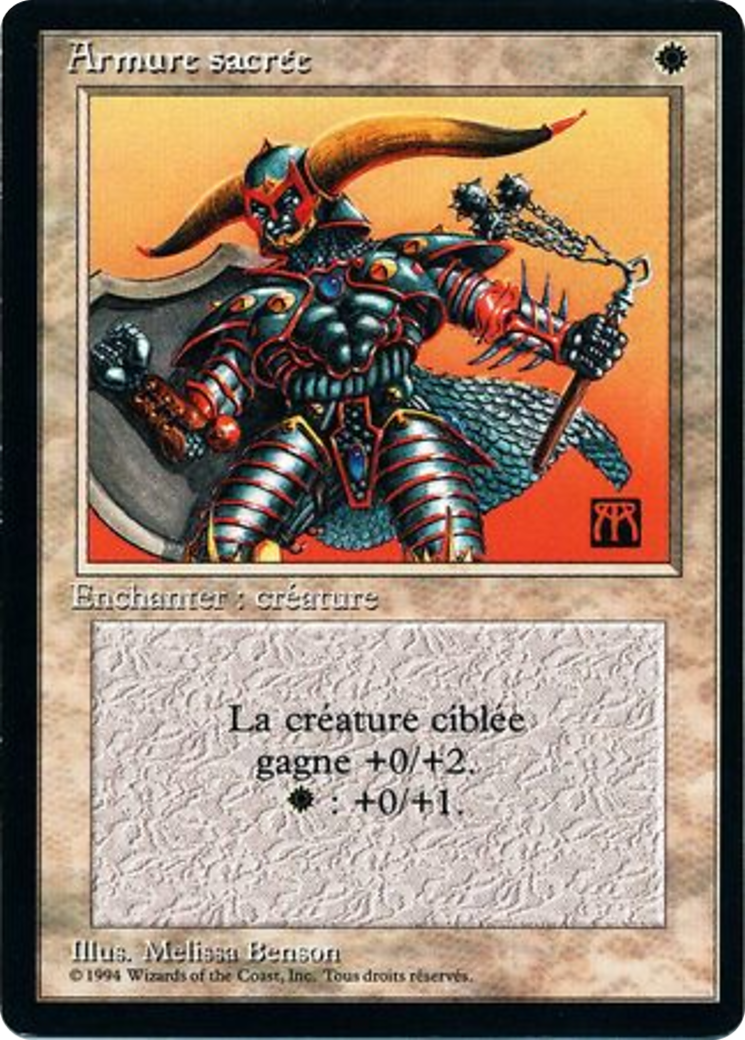 Holy Armor (FBB-023) - Foreign Black Border - Premium MTG Single from Wizards of the Coast - Just $0! Shop now at Game Crave Tournament Store