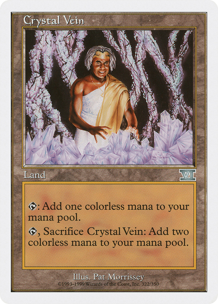 Crystal Vein (6ED-322) - Classic Sixth Edition - Premium MTG Single from Wizards of the Coast - Just $0.83! Shop now at Game Crave Tournament Store