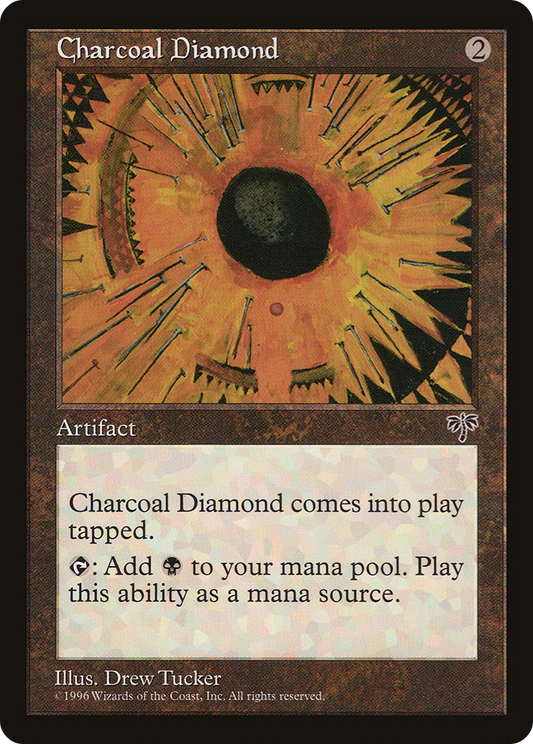 Charcoal Diamond (MIR-296) - Mirage - Premium MTG Single from Wizards of the Coast - Just $0.30! Shop now at Game Crave Tournament Store