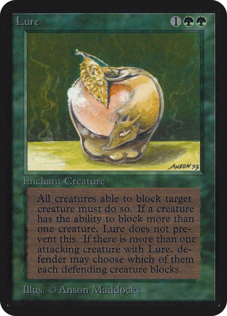 Lure (LEA-211) - Limited Edition Alpha - Premium MTG Single from Wizards of the Coast - Just $12.65! Shop now at Game Crave Tournament Store