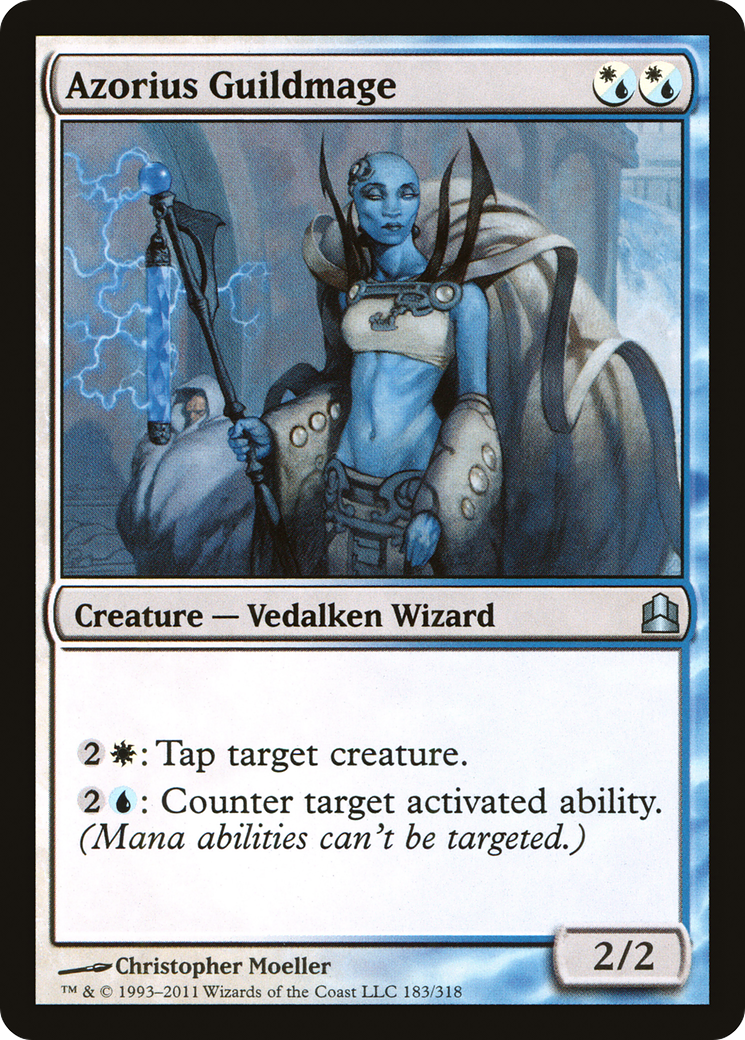 Azorius Guildmage (CMD-183) - Commander 2011 - Premium MTG Single from Wizards of the Coast - Just $0.08! Shop now at Game Crave Tournament Store