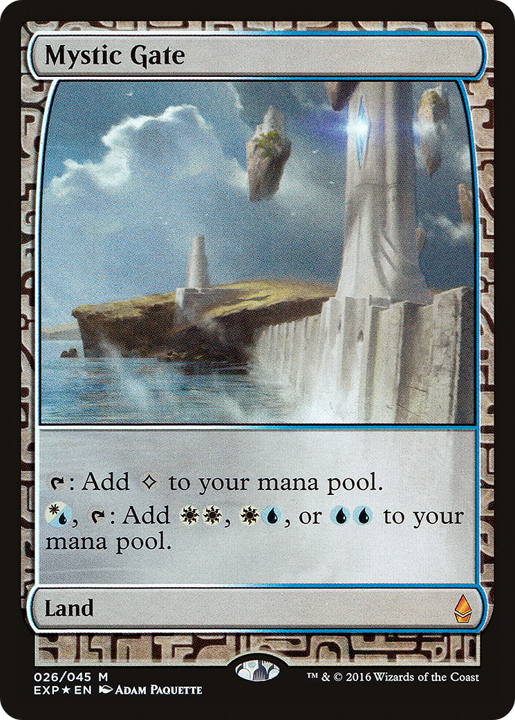 Mystic Gate (EXP-026) - Zendikar Expeditions Foil - Premium MTG Single from Wizards of the Coast - Just $12.82! Shop now at Game Crave Tournament Store