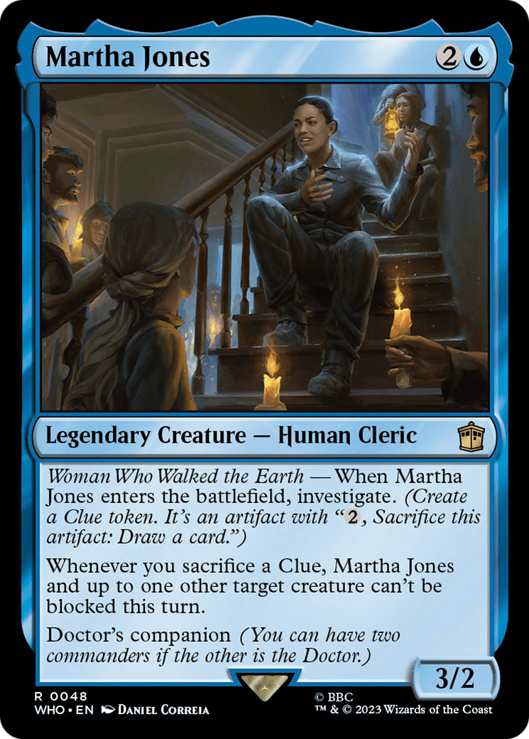 Martha Jones (WHO-048) - Doctor Who - Premium MTG Single from Wizards of the Coast - Just $0.08! Shop now at Game Crave Tournament Store