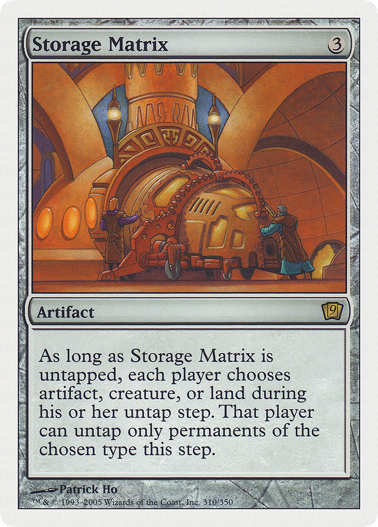 Storage Matrix (9ED-310) - Ninth Edition - Premium MTG Single from Wizards of the Coast - Just $0.42! Shop now at Game Crave Tournament Store