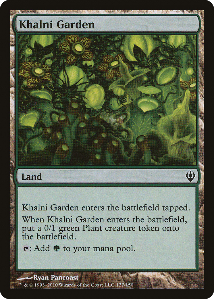Khalni Garden (ARC-127) - Archenemy - Premium MTG Single from Wizards of the Coast - Just $0.26! Shop now at Game Crave Tournament Store