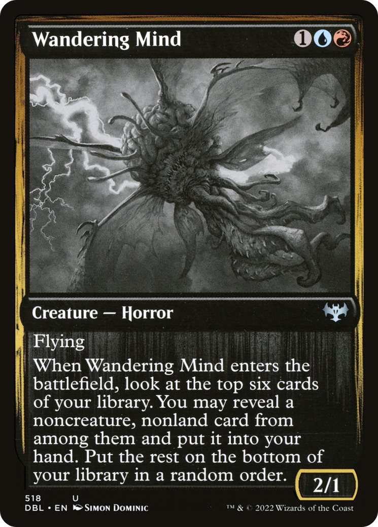 Wandering Mind (DBL-518) - Innistrad: Double Feature Foil - Premium MTG Single from Wizards of the Coast - Just $0.37! Shop now at Game Crave Tournament Store
