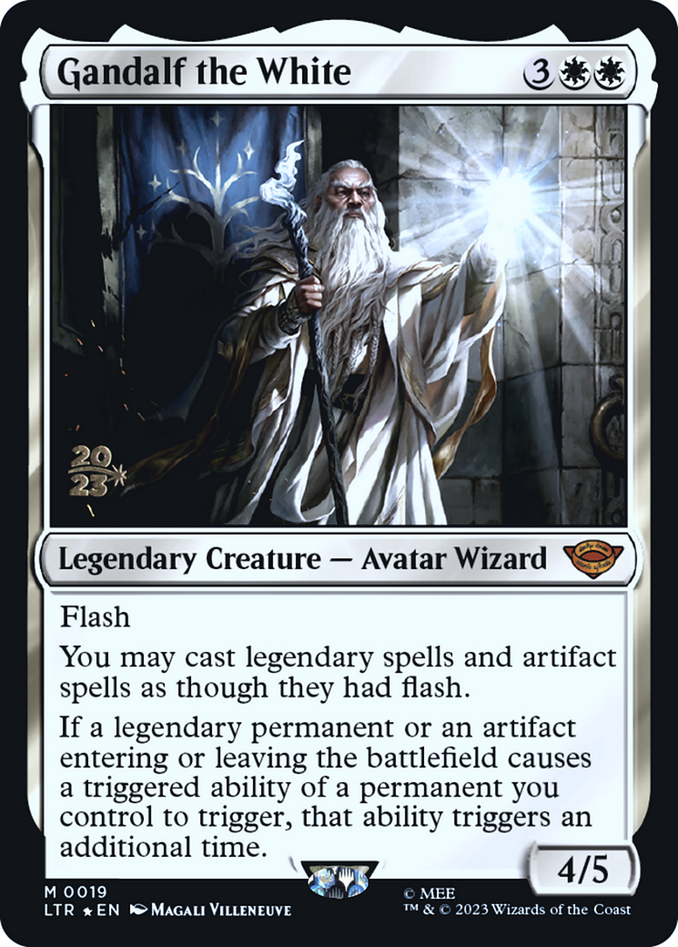 Gandalf the White (PLTR-19S) - Tales of Middle-earth Promos Foil - Premium MTG Single from Wizards of the Coast - Just $4.71! Shop now at Game Crave Tournament Store