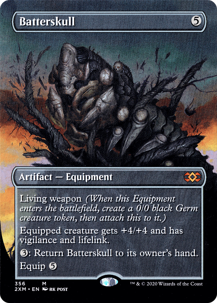 Batterskull (2XM-356) - Double Masters (Borderless) - Premium MTG Single from Wizards of the Coast - Just $6.17! Shop now at Game Crave Tournament Store
