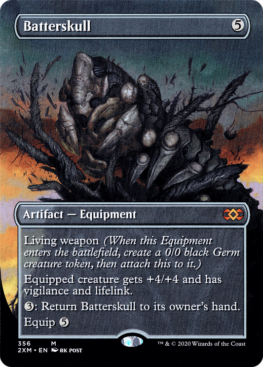 Batterskull (2XM-356) - Double Masters (Borderless) - Premium MTG Single from Wizards of the Coast - Just $6.17! Shop now at Game Crave Tournament Store