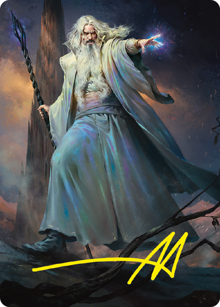 Saruman of Many Colors // Saruman of Many Colors (ALTR-020) - Tales of Middle-earth Art Series (Borderless) - Premium MTG Single from Wizards of the Coast - Just $0! Shop now at Game Crave Tournament Store