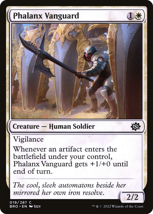 Phalanx Vanguard (BRO-019) - The Brothers' War Foil - Premium MTG Single from Wizards of the Coast - Just $0.25! Shop now at Game Crave Tournament Store