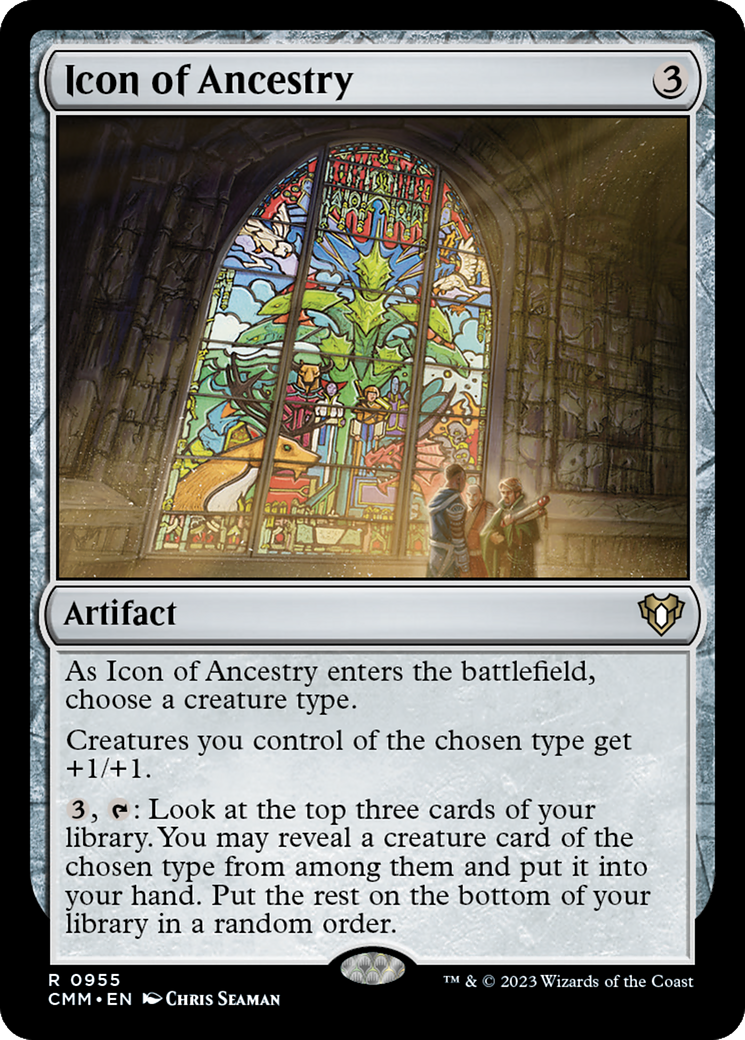Icon of Ancestry (CMM-955) - Commander Masters - Premium MTG Single from Wizards of the Coast - Just $0.09! Shop now at Game Crave Tournament Store