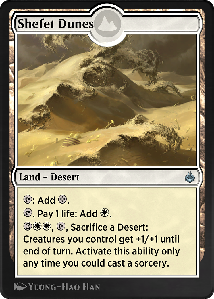 Shefet Dunes (AKR-329) - Amonkhet Remastered - Premium MTG Single from Wizards of the Coast - Just $0! Shop now at Game Crave Tournament Store